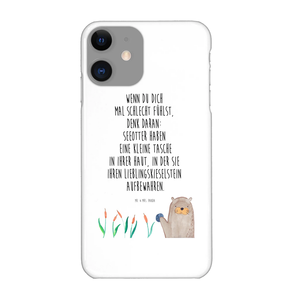 Handyhülle Otter Stein Handyhülle, Handycover, Cover, Handy, Hülle, Iphone 10, Iphone X, Otter, Fischotter, Seeotter, Otter Seeotter See Otter