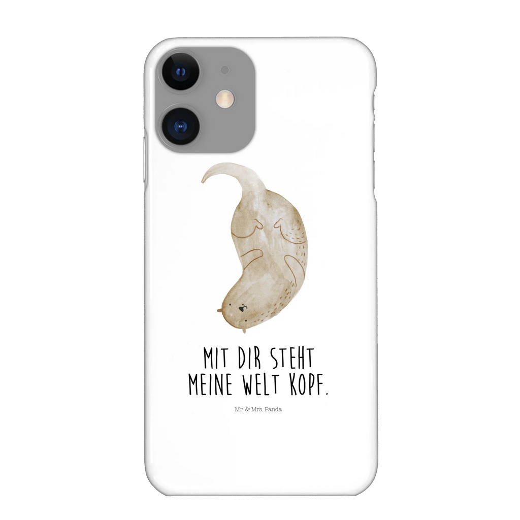 Handyhülle Otter Kopfüber Handyhülle, Handycover, Cover, Handy, Hülle, Iphone 10, Iphone X, Otter, Fischotter, Seeotter, Otter Seeotter See Otter