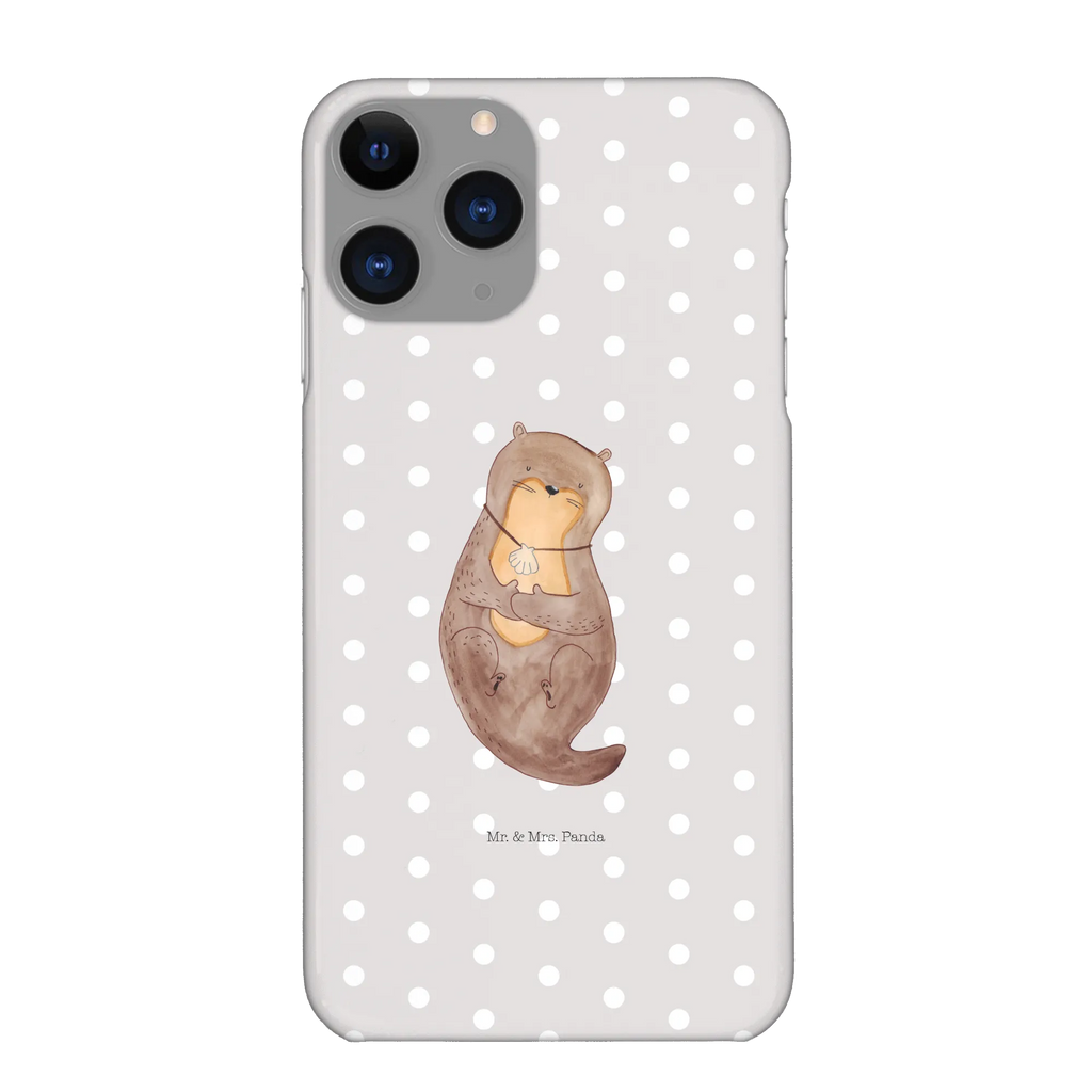 Handyhülle Otter Muschel Handyhülle, Handycover, Cover, Handy, Hülle, Iphone 10, Iphone X, Otter, Fischotter, Seeotter, Otterliebe, grübeln, träumen, Motivation, Tagträumen, Büro