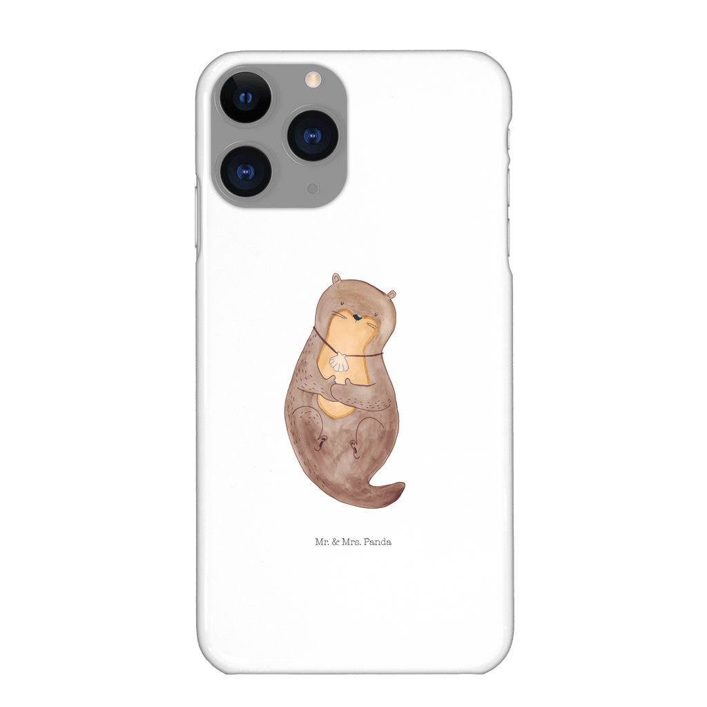 Handyhülle Otter Muschel Handyhülle, Handycover, Cover, Handy, Hülle, Iphone 10, Iphone X, Otter, Fischotter, Seeotter, Otterliebe, grübeln, träumen, Motivation, Tagträumen, Büro