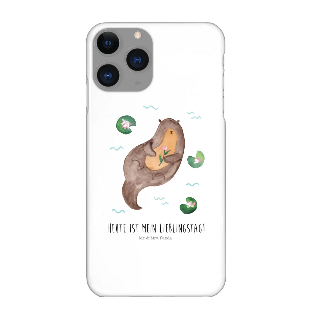 Handyhülle Otter Seerose Handyhülle, Handycover, Cover, Handy, Hülle, Iphone 10, Iphone X, Otter, Fischotter, Seeotter, Otter Seeotter See Otter