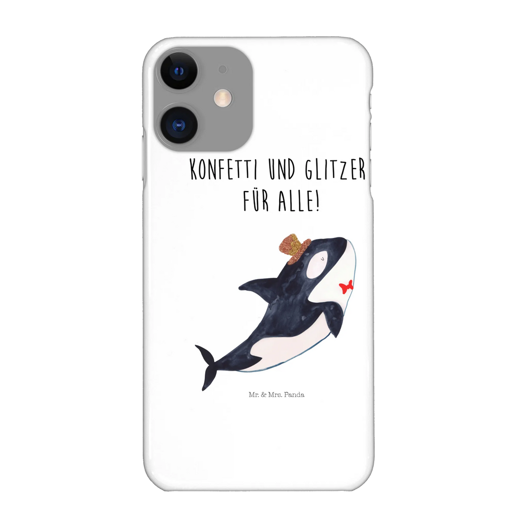 Handyhülle Orca Zylinder Handyhülle, Handycover, Cover, Handy, Hülle, Iphone 10, Iphone X, Meerestiere, Meer, Urlaub, Narwal, Glitter, Konfetti, Glitzer, Geburtstag, Feier, Fete, Fest, Glückwunsch, Orca