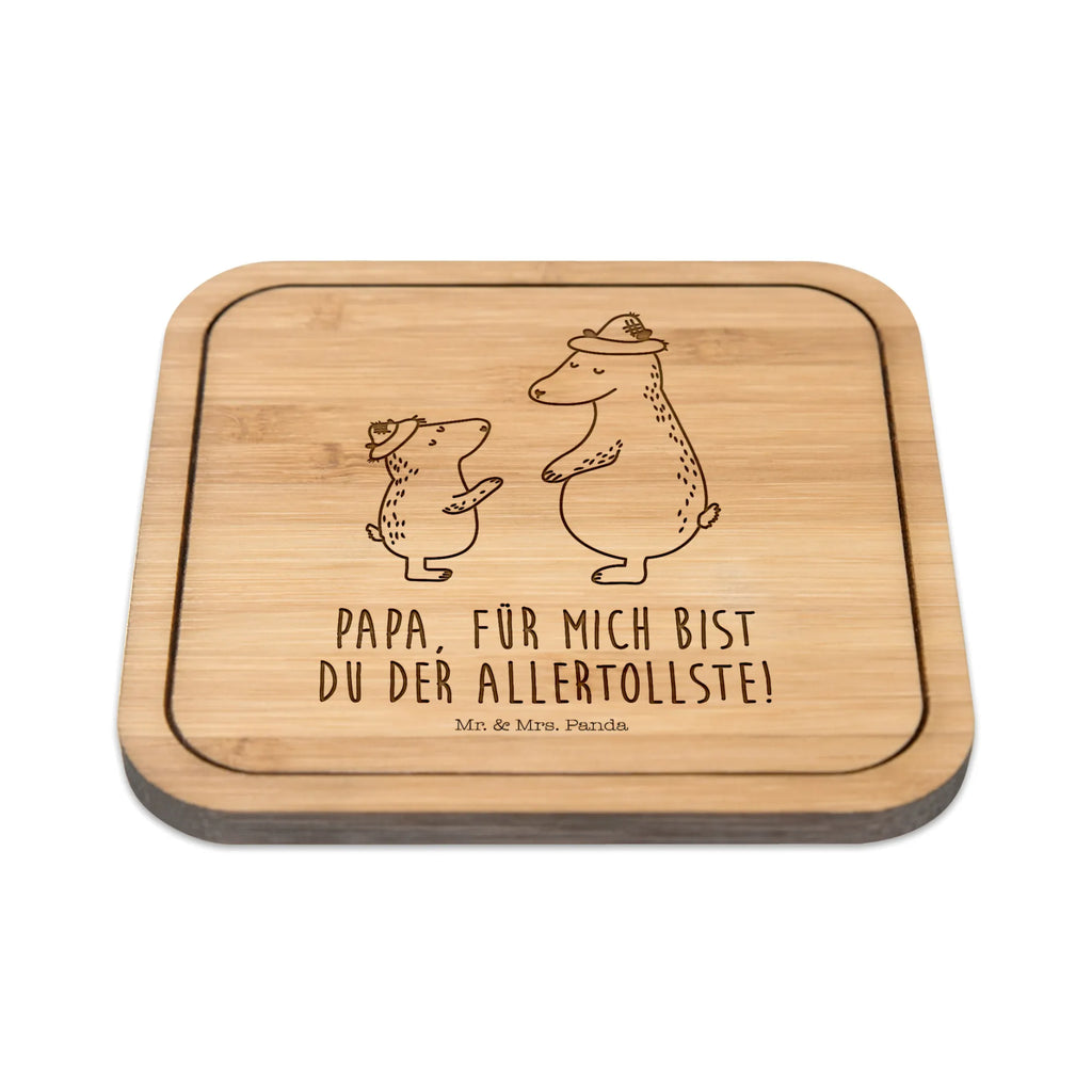 Untersetzer quadratisch Bären mit Hut Untersetzer, Bierdeckel, Glasuntersetzer, Untersetzer Gläser, Getränkeuntersetzer, Familie, Vatertag, Muttertag, Bruder, Schwester, Mama, Papa, Oma, Opa, Bär, Bären, Vater, Papi, Paps, Dad, Daddy, Lieblingsmensch, Sohn, Söhne, Kind, Kinder, Vater-Sohn, Family, Vorbild