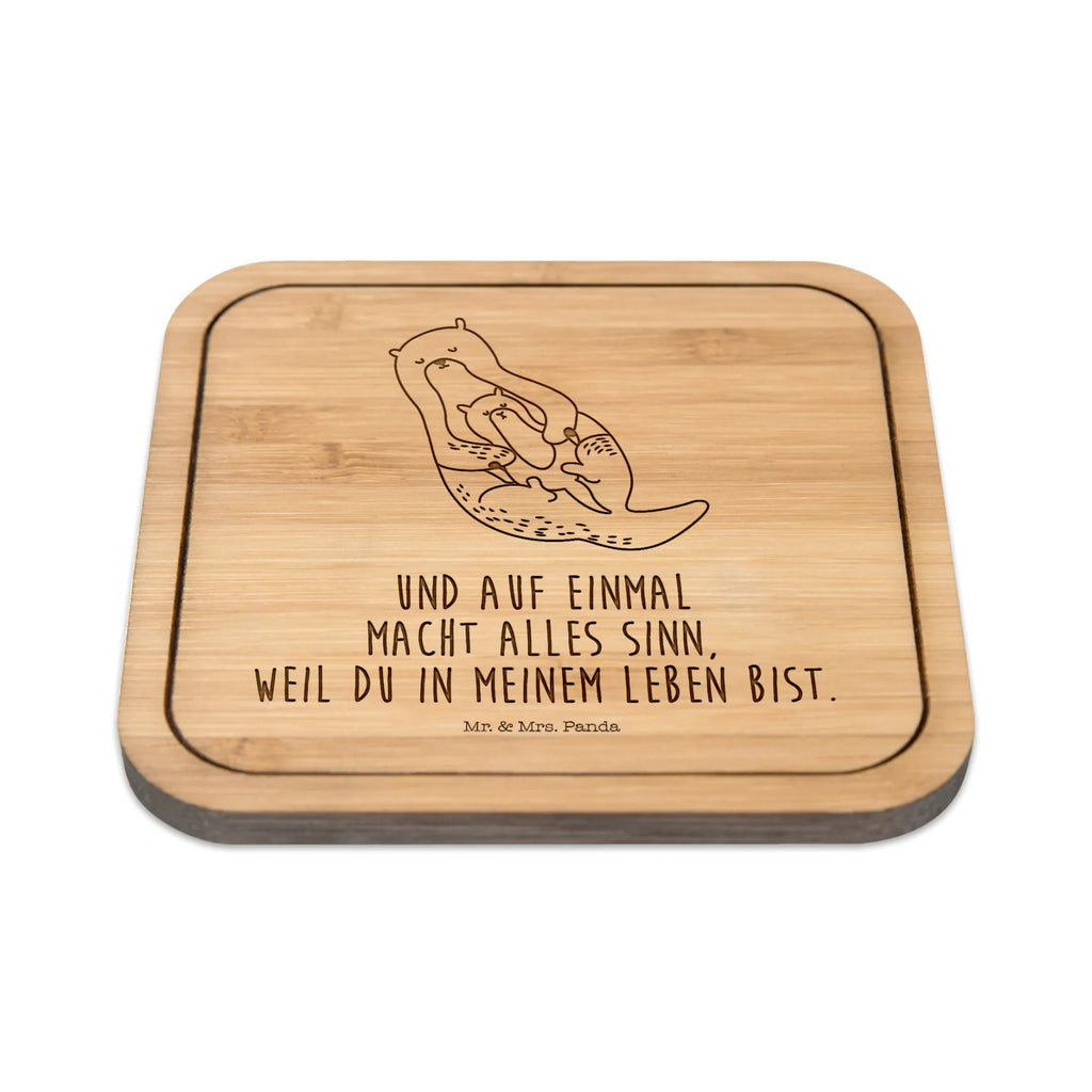 Untersetzer quadratisch Otter Kind Untersetzer, Bierdeckel, Glasuntersetzer, Untersetzer Gläser, Getränkeuntersetzer, Otter, Fischotter, Seeotter, Otter Seeotter See Otter