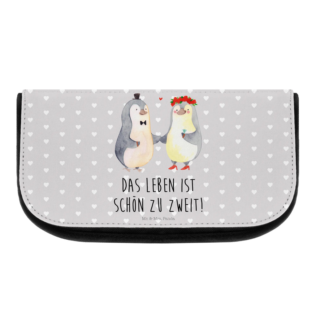 Kosmetiktasche Pinguin Heirat Kosmetikbeutel, Kulturtasche, Kulturbeutel, Schminktasche, Make-Up Tasche, Kosmetiktasche, Beauty Bag, Kosmetiktasche Damen, Make Up Tasche, Kosmetik Tasche, Kosmetiktasche Klein, Kleine Kosmetiktasche, Schminktasche Klein, Kosmetiktasche Mit Fächern, Schminktäschen, Schminke Tasche, Kosmetiktaschen Damen, Beauty Case, Schmink Täschchen, Liebe, Partner, Freund, Freundin, Ehemann, Ehefrau, Heiraten, Verlobung, Heiratsantrag, Liebesgeschenk, Jahrestag, Hocheitstag