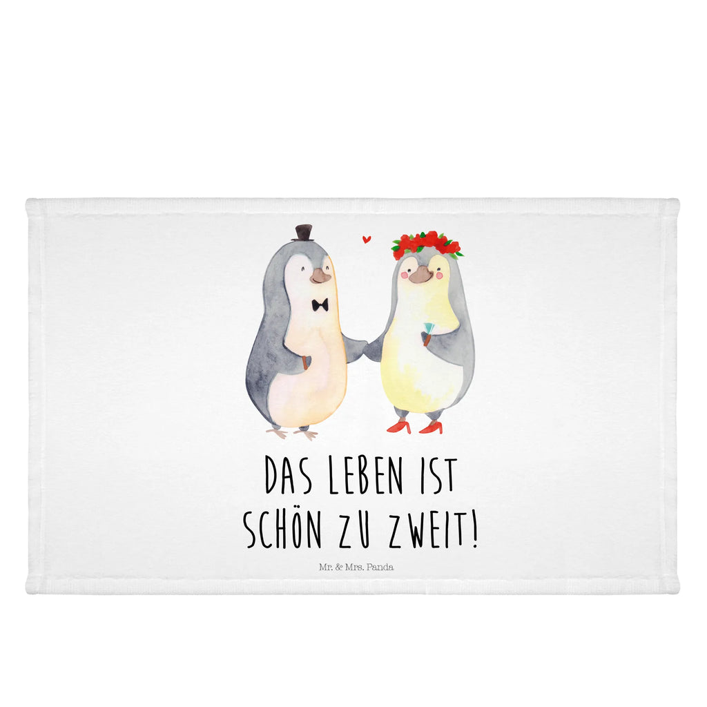 Handtuch Pinguin Heirat Handtuch, Badehandtuch, Badezimmer, Handtücher, groß, Kinder, Baby, Liebe, Partner, Freund, Freundin, Ehemann, Ehefrau, Heiraten, Verlobung, Heiratsantrag, Liebesgeschenk, Jahrestag, Hocheitstag