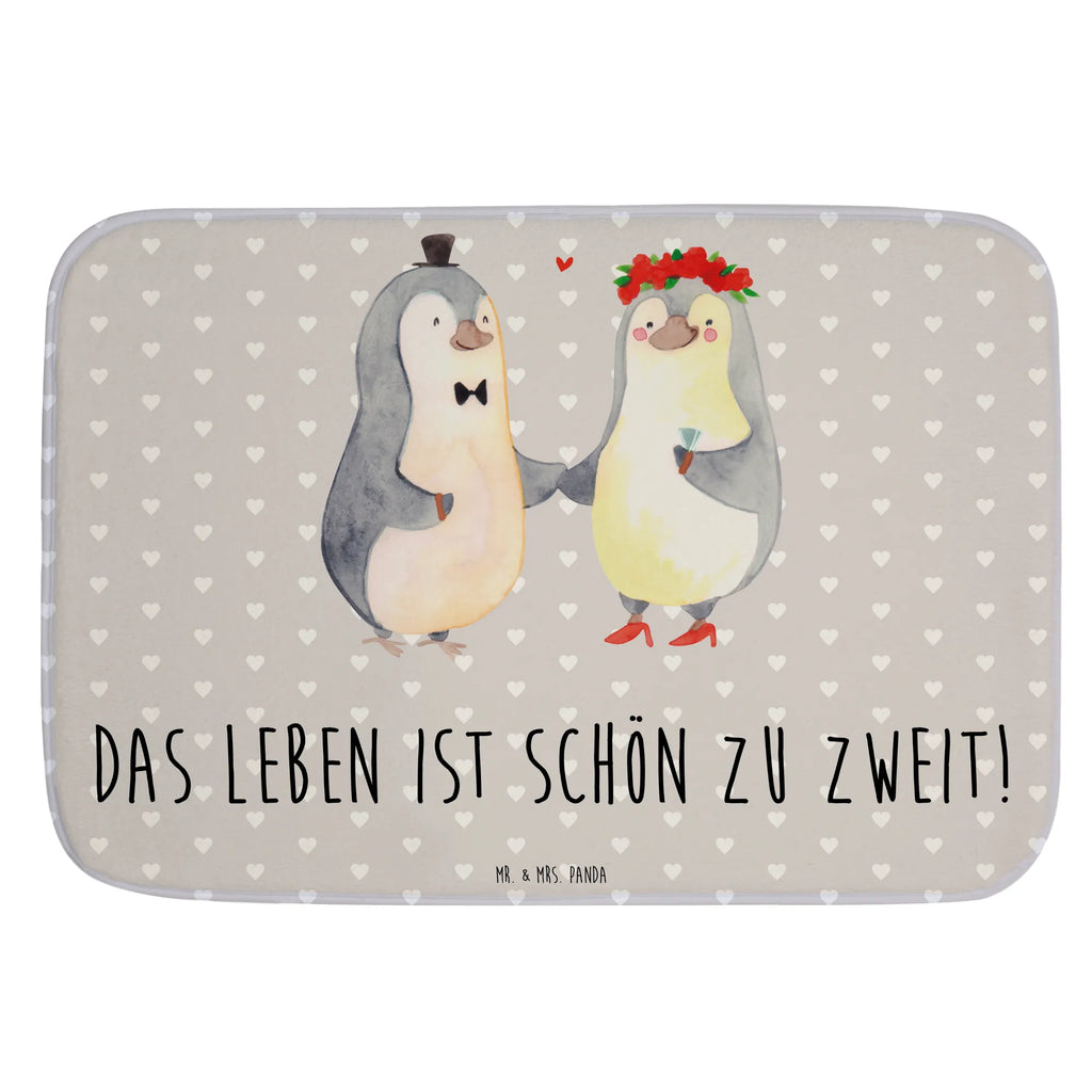 Badvorleger Pinguin Heirat Badematte, Badteppich, Duschvorleger, Badezimmerteppich, Badezimmermatte, Badvorleger, Duschmatte, Duschteppich, Badteppiche, Badgarnitur, Badematten, Teppich Badezimmer, Badezimmermatten, Liebe, Partner, Freund, Freundin, Ehemann, Ehefrau, Heiraten, Verlobung, Heiratsantrag, Liebesgeschenk, Jahrestag, Hocheitstag