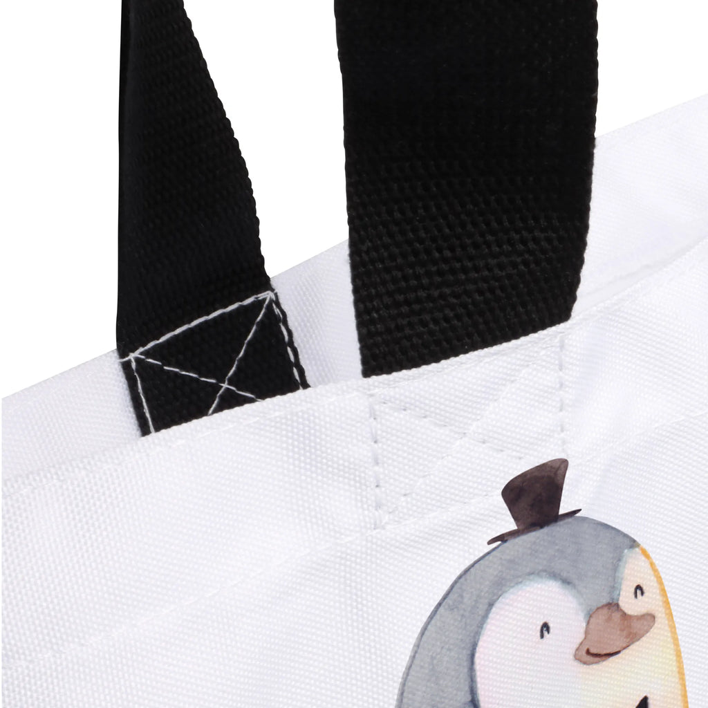 Shopper Pinguin Heirat Beutel, Einkaufstasche, Tasche, Strandtasche, Einkaufsbeutel, Shopper, Schultasche, Freizeittasche, Tragebeutel, Schulbeutel, Alltagstasche, Liebe, Partner, Freund, Freundin, Ehemann, Ehefrau, Heiraten, Verlobung, Heiratsantrag, Liebesgeschenk, Jahrestag, Hocheitstag