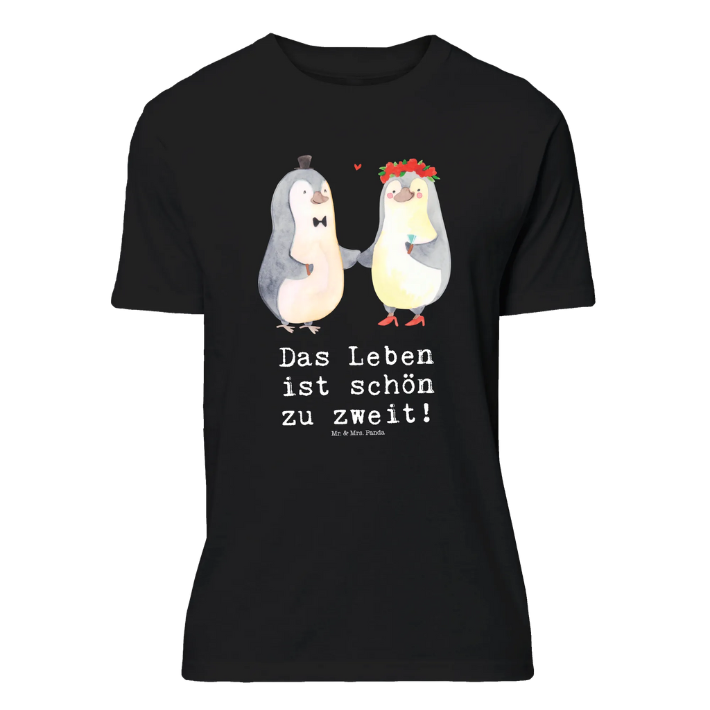 T-Shirt Standard Pinguin Heirat T-Shirt, Shirt, Tshirt, Lustiges T-Shirt, T-Shirt mit Spruch, Party, Junggesellenabschied, Jubiläum, Geburstag, Herrn, Damen, Männer, Frauen, Schlafshirt, Nachthemd, Sprüche, Liebe, Partner, Freund, Freundin, Ehemann, Ehefrau, Heiraten, Verlobung, Heiratsantrag, Liebesgeschenk, Jahrestag, Hocheitstag