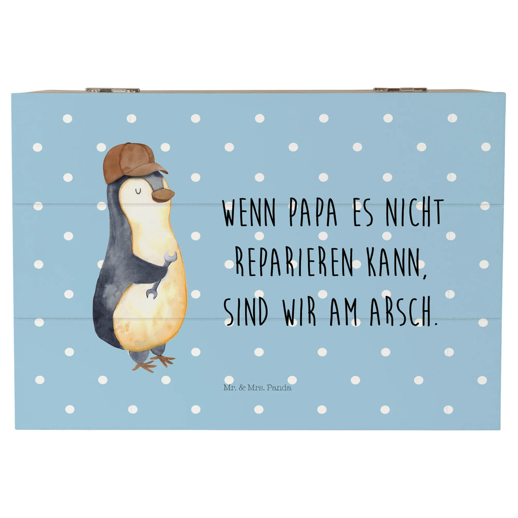 Holzkiste Wenn Papa es nicht reparieren kann, sind wir am Arsch Holzkiste, Kiste, Schatzkiste, Truhe, Schatulle, XXL, Erinnerungsbox, Erinnerungskiste, Dekokiste, Aufbewahrungsbox, Geschenkbox, Geschenkdose, Familie, Vatertag, Muttertag, Bruder, Schwester, Mama, Papa, Oma, Opa, Vater, Geschenk Papa, Bester Papa der Welt