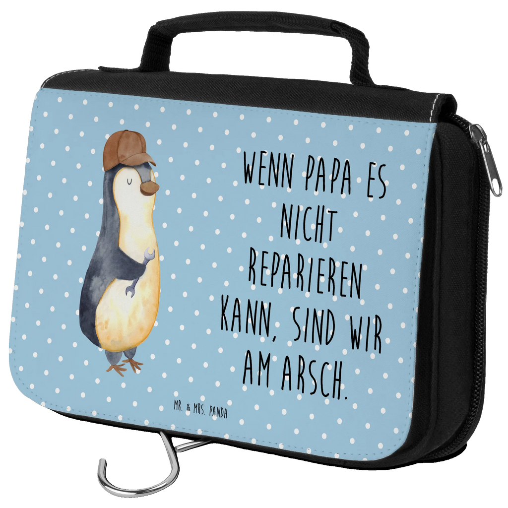 Kulturbeutel Wenn Papa es nicht reparieren kann, sind wir am Arsch Kulturbeutel, Zum Aufhängen, Waschtasche, Kosmetiktasche, Damen, Herren, Aufbewahrungstasche, Schminktasche, Kosmetikbeutel, Organizer, Kulturtasche, Schminkutensil, Familie, Vatertag, Muttertag, Bruder, Schwester, Mama, Papa, Oma, Opa, Vater, Geschenk Papa, Bester Papa der Welt