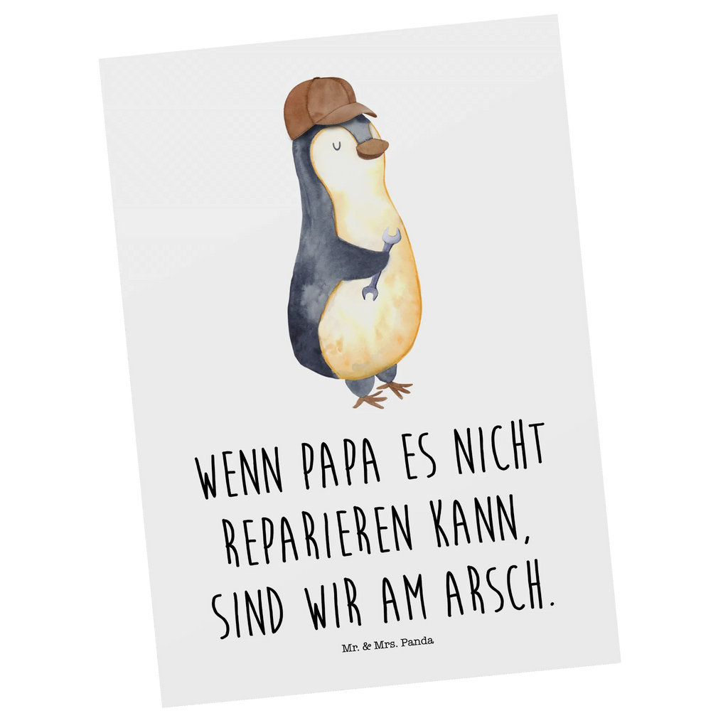 Postkarte Wenn Papa es nicht reparieren kann, sind wir am Arsch Postkarte, Karte, Geschenkkarte, Grußkarte, Einladung, Ansichtskarte, Geburtstagskarte, Einladungskarte, Dankeskarte, Ansichtskarten, Einladung Geburtstag, Einladungskarten Geburtstag, Familie, Vatertag, Muttertag, Bruder, Schwester, Mama, Papa, Oma, Opa, Vater, Geschenk Papa, Bester Papa der Welt