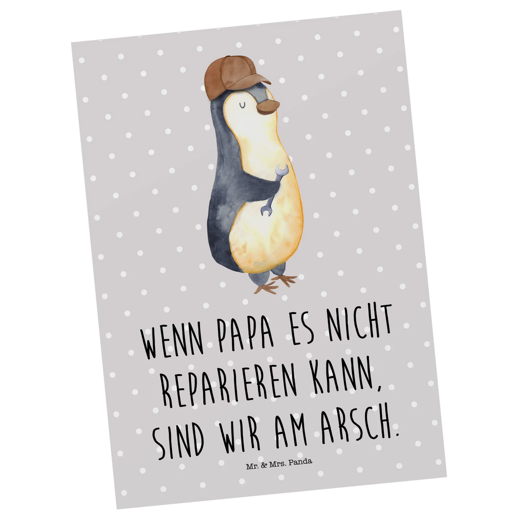 Postkarte Wenn Papa es nicht reparieren kann, sind wir am Arsch Postkarte, Karte, Geschenkkarte, Grußkarte, Einladung, Ansichtskarte, Geburtstagskarte, Einladungskarte, Dankeskarte, Ansichtskarten, Einladung Geburtstag, Einladungskarten Geburtstag, Familie, Vatertag, Muttertag, Bruder, Schwester, Mama, Papa, Oma, Opa, Vater, Geschenk Papa, Bester Papa der Welt