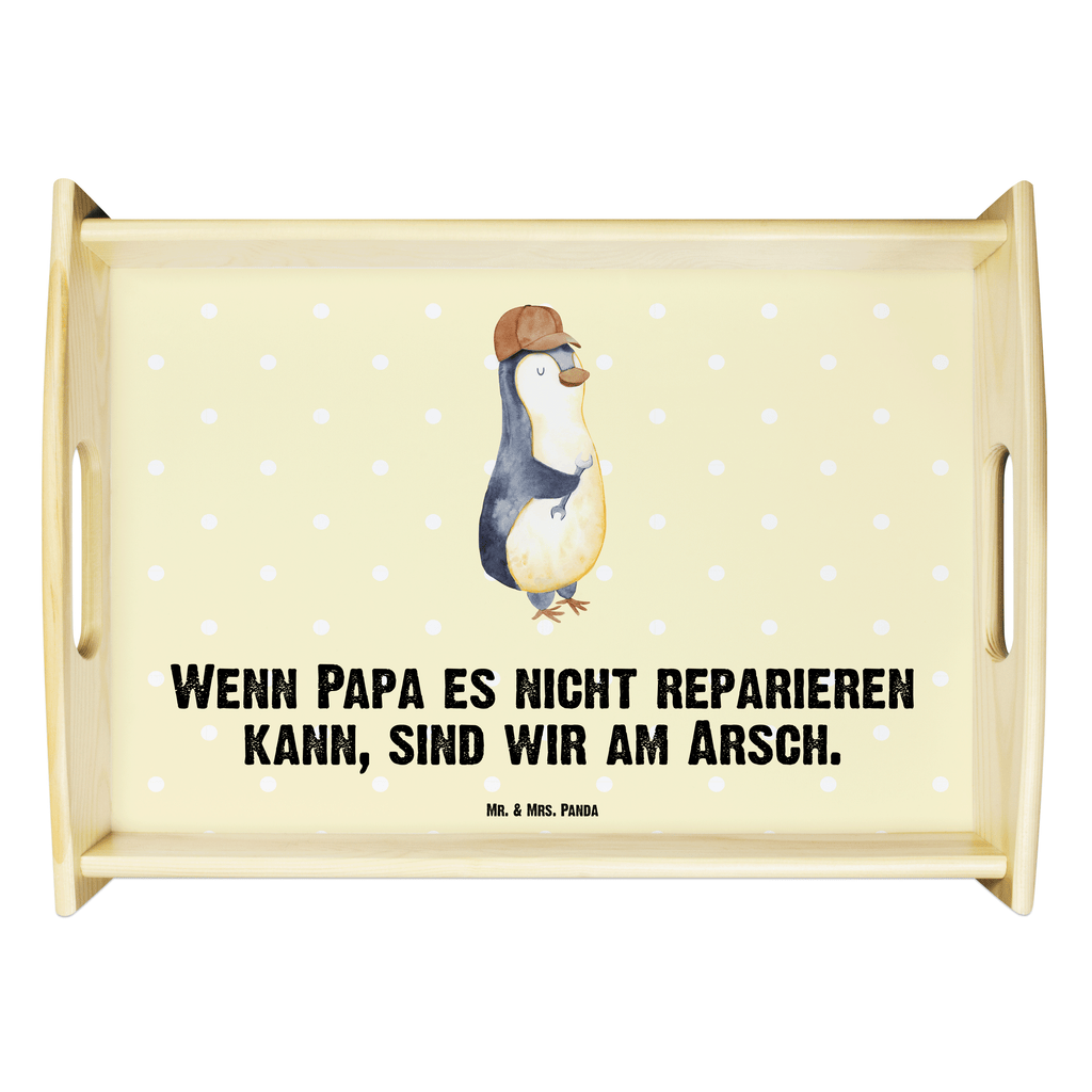 Serviertablett Wenn Papa es nicht reparieren kann, sind wir am Arsch Serviertablett, Tablett, Holztablett, Küchentablett, Dekotablett, Frühstückstablett, Familie, Vatertag, Muttertag, Bruder, Schwester, Mama, Papa, Oma, Opa, Vater, Geschenk Papa, Bester Papa der Welt