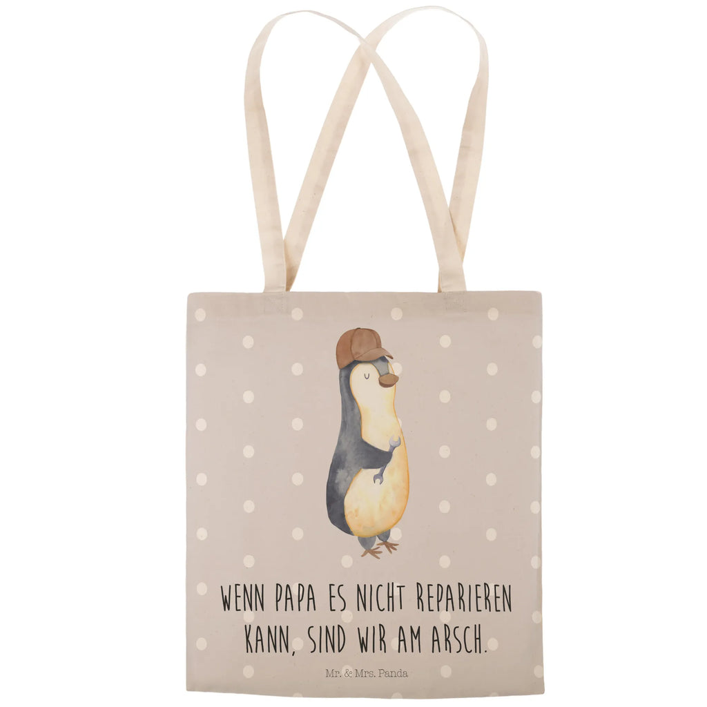 Einkaufstasche Wenn Papa es nicht reparieren kann, sind wir am Arsch Tragetasche, Tasche, Beutel, Stofftasche, Baumwolltasche, Umhängetasche, Shopper, Einkaufstasche, Beuteltasche, Familie, Vatertag, Muttertag, Bruder, Schwester, Mama, Papa, Oma, Opa, Vater, Geschenk Papa, Bester Papa der Welt