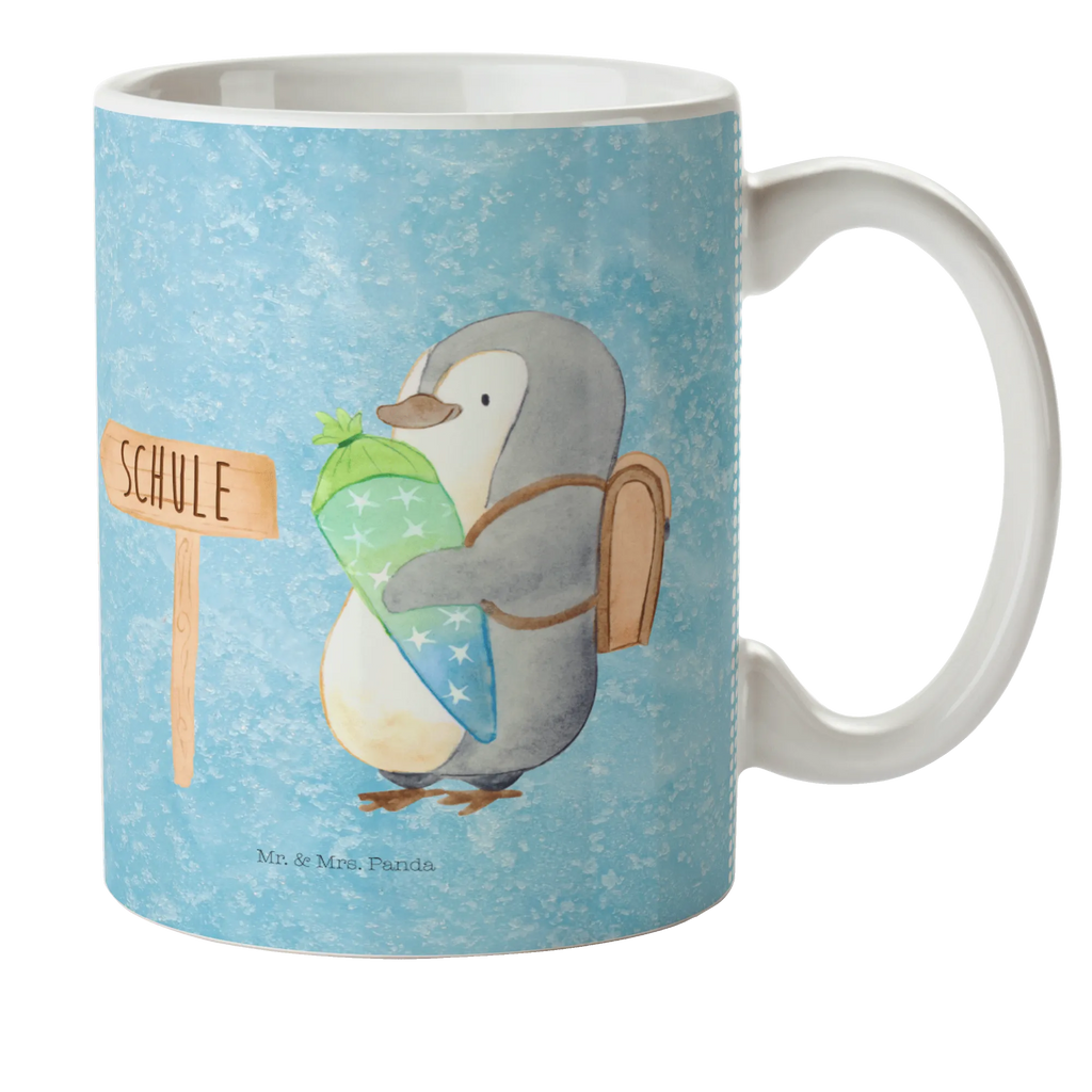 Kindertasse Pinguin Schultüte Kindertasse, Kinder Tasse, Kunststoff Tasse, Kindergarten Tasse, Trinkbecher, Camping Becher, Kaffeetasse, Kunststoffbecher, Kindergartenbecher, Outdoorgeschirr, Kunststoffgeschirr, Reisebecher, Reisetasse, Kinderbecher, Bruchfeste Tasse, Bruchsichere Tasse, Plastik Tasse, Plastiktasse, Pinguin, Schulanfänger, Einschulung, 1. Klasse, Geschenk zur Einschulung, erster Schultag, Schulranzen