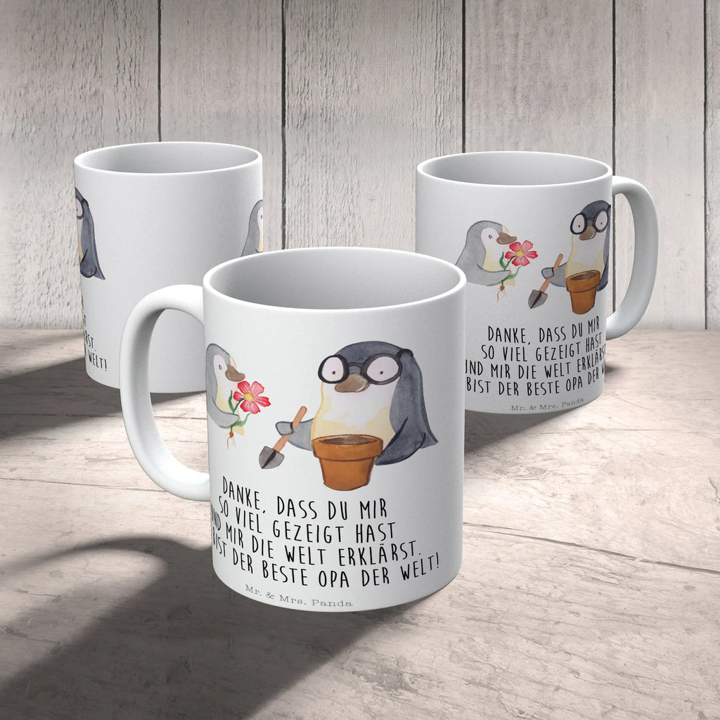 Tasse Pinguin Opa Blumen pflanzen Tasse, Kaffeetasse, Teetasse, Becher, Kaffeebecher, Teebecher, Keramiktasse, Porzellantasse, Büro Tasse, Geschenk Tasse, Tasse Sprüche, Tasse Motive, Kaffeetassen, Tasse bedrucken, Designer Tasse, Cappuccino Tassen, Schöne Teetassen, Familie, Vatertag, Muttertag, Bruder, Schwester, Mama, Papa, Oma, Opa, Großvater, Opi, bester Opa, Lieblingsopa