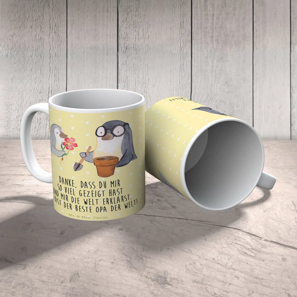 Tasse Pinguin Opa Blumen pflanzen Tasse, Kaffeetasse, Teetasse, Becher, Kaffeebecher, Teebecher, Keramiktasse, Porzellantasse, Büro Tasse, Geschenk Tasse, Tasse Sprüche, Tasse Motive, Kaffeetassen, Tasse bedrucken, Designer Tasse, Cappuccino Tassen, Schöne Teetassen, Familie, Vatertag, Muttertag, Bruder, Schwester, Mama, Papa, Oma, Opa, Großvater, Opi, bester Opa, Lieblingsopa