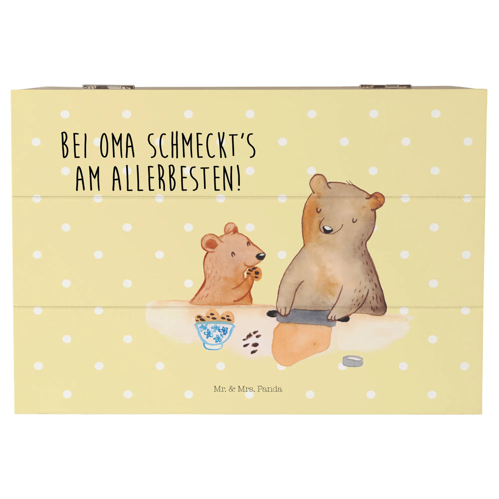 Holzkiste Oma Bär backen Holzkiste, Kiste, Schatzkiste, Truhe, Schatulle, XXL, Erinnerungsbox, Erinnerungskiste, Dekokiste, Aufbewahrungsbox, Geschenkbox, Geschenkdose, Familie, Vatertag, Muttertag, Bruder, Schwester, Mama, Papa, Oma, Opa, Omi, Lieblingsoma, Lieblingsomi, backen, kochen, beste Köchin