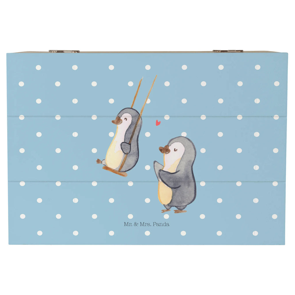 Holzkiste Pinguin Oma schaukeln Holzkiste, Kiste, Schatzkiste, Truhe, Schatulle, XXL, Erinnerungsbox, Erinnerungskiste, Dekokiste, Aufbewahrungsbox, Geschenkbox, Geschenkdose, Familie, Vatertag, Muttertag, Bruder, Schwester, Mama, Papa, Oma, Opa, beste Oma, Lieblingsoma, Geschenk für Oma, Omi, Großmutter