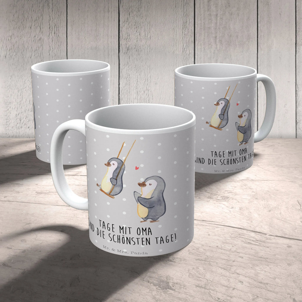 Tasse Pinguin Oma schaukeln Tasse, Kaffeetasse, Teetasse, Becher, Kaffeebecher, Teebecher, Keramiktasse, Porzellantasse, Büro Tasse, Geschenk Tasse, Tasse Sprüche, Tasse Motive, Kaffeetassen, Tasse bedrucken, Designer Tasse, Cappuccino Tassen, Schöne Teetassen, Familie, Vatertag, Muttertag, Bruder, Schwester, Mama, Papa, Oma, Opa, beste Oma, Lieblingsoma, Geschenk für Oma, Omi, Großmutter