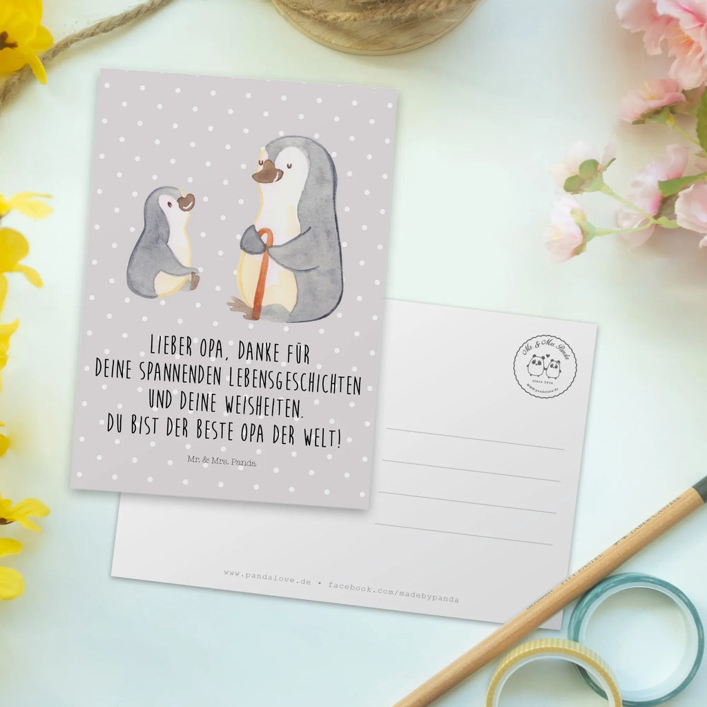 Postkarte Pinguin Opa Enkel Postkarte, Karte, Geschenkkarte, Grußkarte, Einladung, Ansichtskarte, Geburtstagskarte, Einladungskarte, Dankeskarte, Ansichtskarten, Einladung Geburtstag, Einladungskarten Geburtstag, Familie, Vatertag, Muttertag, Bruder, Schwester, Mama, Papa, Oma, Opa, Opi, bester Opa, Großvater, Lieblingsopa, Geschenk für Opa