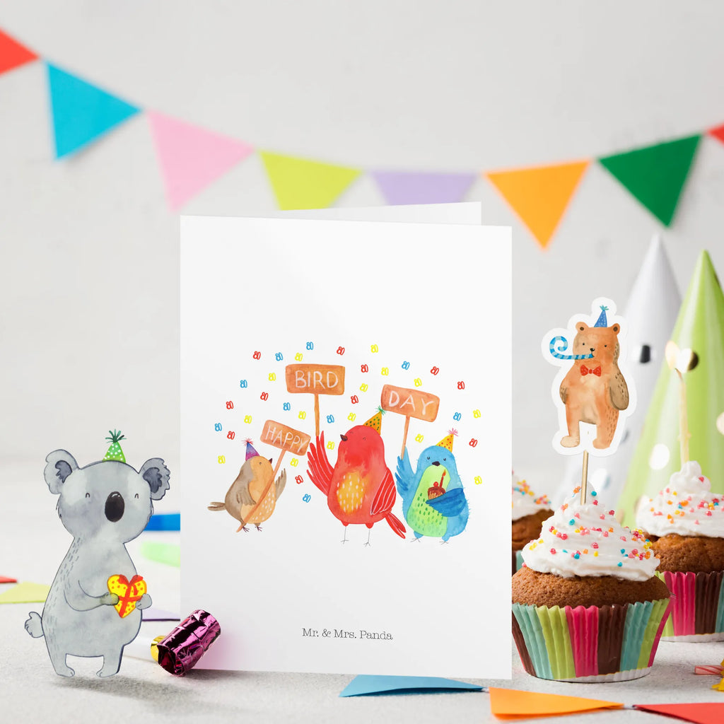 Geburtstagskarte 80. Geburtstag Happy Bird Day Grusskarte, Klappkarte, Einladungskarte, Glückwunschkarte, Hochzeitskarte, Geburtstagskarte, Geburtstag, Geburtstagsgeschenk, Geschenk, zum, für, Feier, Mitbringsel