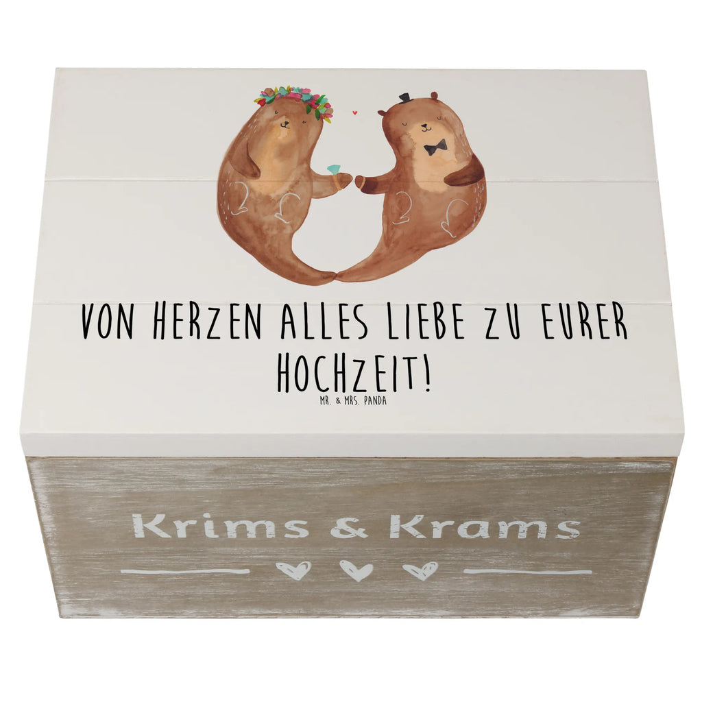 Holzkiste Hochzeitspaar Otter Holzkiste, Kiste, Schatzkiste, Truhe, Schatulle, XXL, Erinnerungsbox, Erinnerungskiste, Dekokiste, Aufbewahrungsbox, Geschenkbox, Geschenkdose, Hochzeit, Hochzeitsgeschenk, Ehe, Hochzeitsfeier, Trauung, Trauungsgeschenk, Hochzeitskarte, Verlobungsfeier, Verlobungsgeschenk, Hochzeitsgeschenkideen, Hochzeitsgeschenke für Brautpaar, Hochzeitstag, Geschenk zur Hochzeit