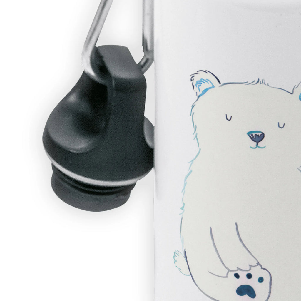 Kindertrinkflasche Eisbär Faul Kindertrinkflasche, Kinder Trinkflasche, Trinkflasche, Flasche, Kinderflasche, Kinder, Kids, Kindergarten Flasche, Grundschule, Jungs, Mädchen, Bär, Teddy, Teddybär, Eisbär, Nordpol, Faul, Entspannen, Relaxen, Büro, Arbeit, Bürojob, Arbeitsplatz, Homeoffice