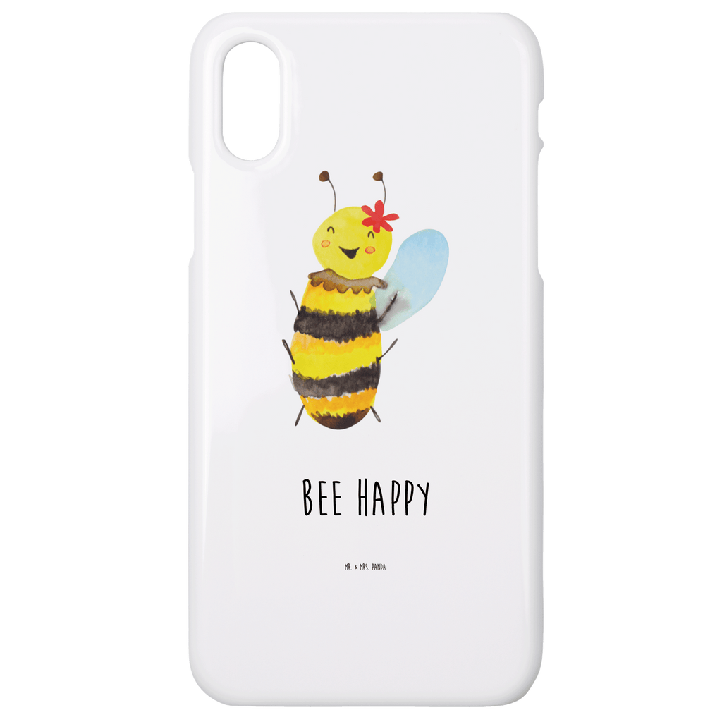 Handyhülle Biene Happy Handyhülle, Handycover, Cover, Handy, Hülle, Samsung Galaxy S8 plus, Biene, Wespe, Hummel