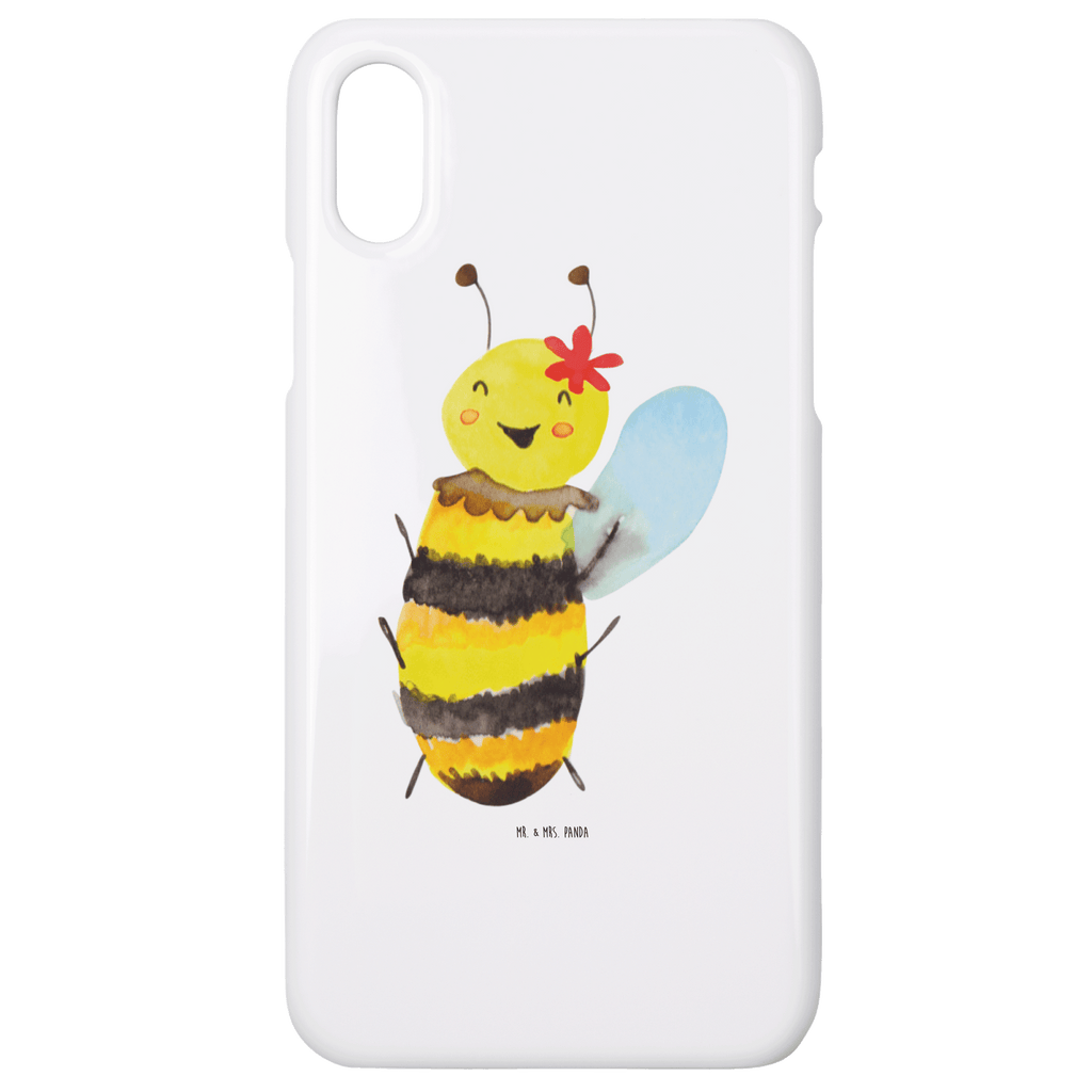 Handyhülle Biene Happy Handyhülle, Handycover, Cover, Handy, Hülle, Samsung Galaxy S8 plus, Biene, Wespe, Hummel