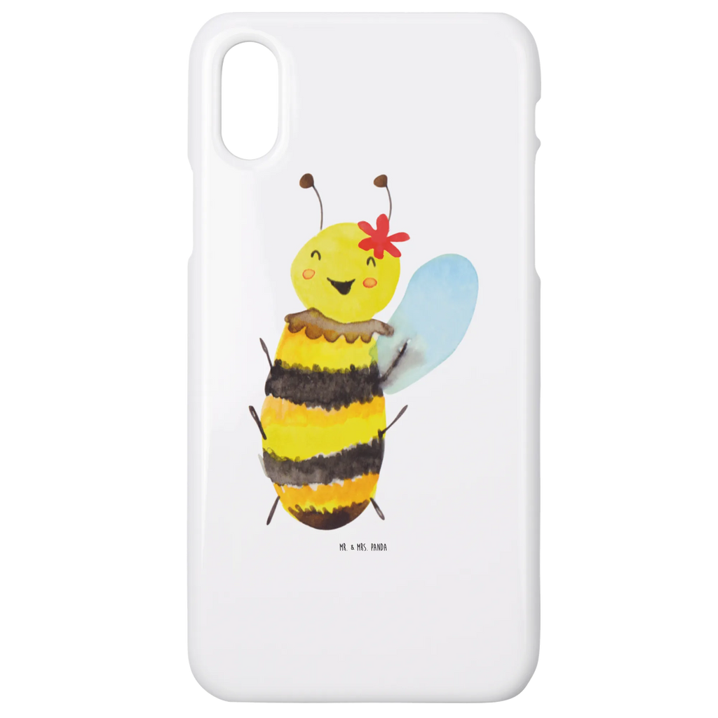 Handyhülle Biene Happy Handyhülle, Handycover, Cover, Handy, Hülle, Samsung Galaxy S8 plus, Biene, Wespe, Hummel