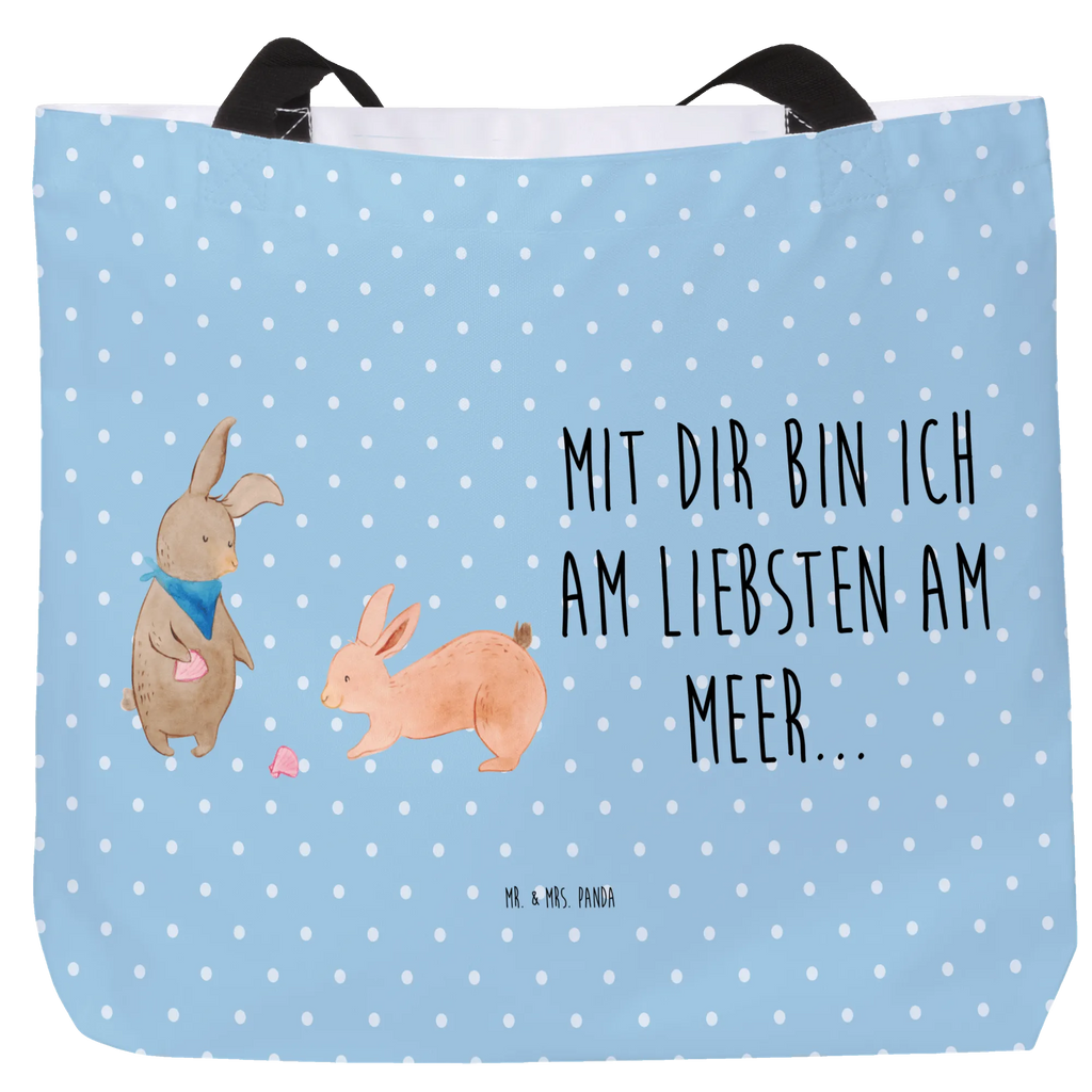 Shopper Hasen Muschel Beutel, Einkaufstasche, Tasche, Strandtasche, Einkaufsbeutel, Shopper, Schultasche, Freizeittasche, Tragebeutel, Schulbeutel, Alltagstasche, Familie, Vatertag, Muttertag, Bruder, Schwester, Mama, Papa, Oma, Opa, Hasen, beste Freundin, Freundin, Freundinnen, best friends, BFF, Muscheln sammeln, Muscheln, Meer