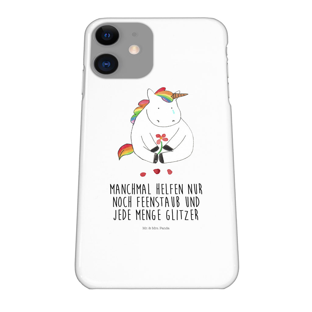 Handyhülle Einhorn Traurig Handyhülle, Handycover, Cover, Handy, Hülle, Iphone 10, Iphone X, Einhorn, Einhörner, Einhorn Deko, Pegasus, Unicorn, Glitzer, Trösten. Freundschaft, Freunde, Liebe, Trauer, Grußkarte, Blume