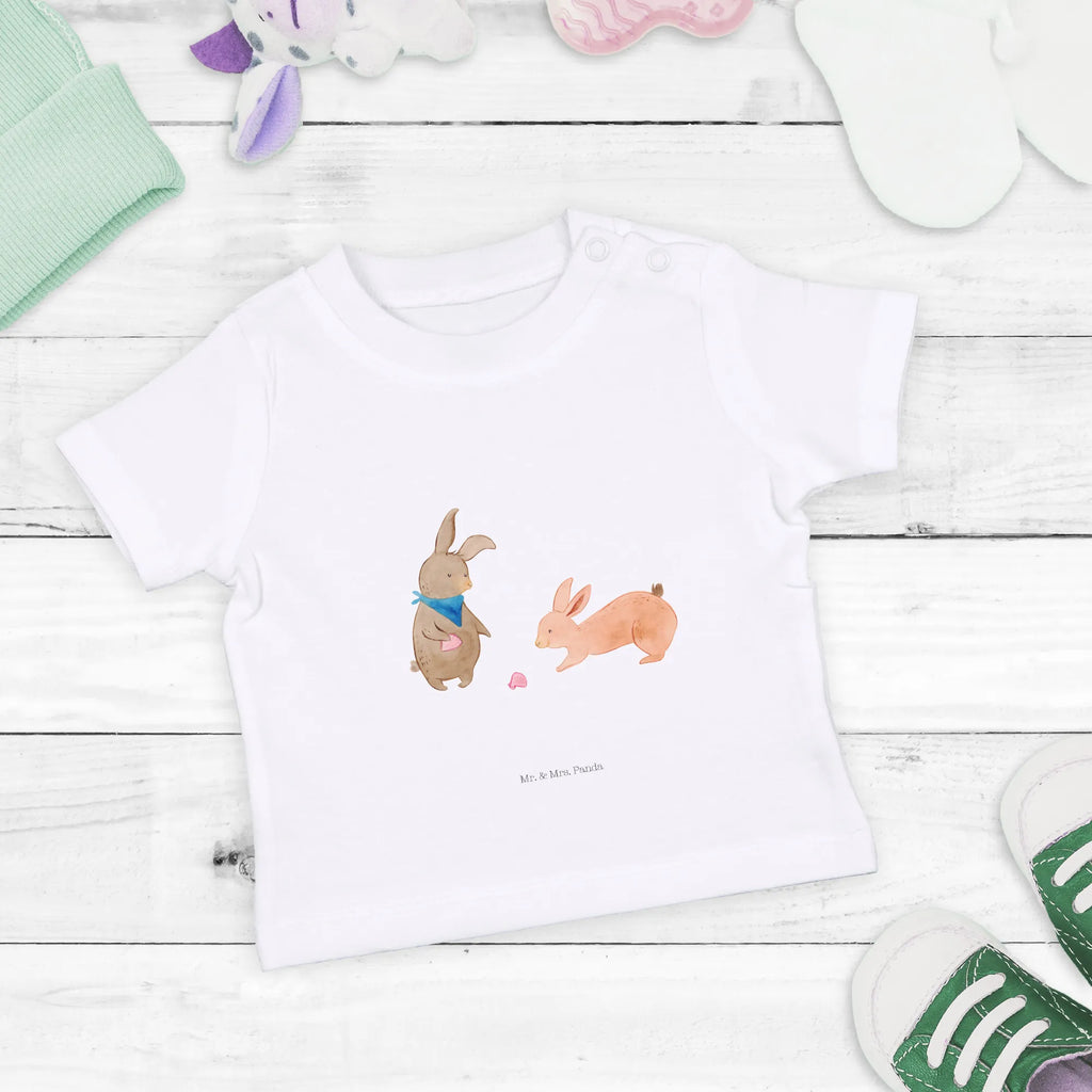 Organic Baby Shirt Hasen Muschel Baby T-Shirt, Jungen Baby T-Shirt, Mädchen Baby T-Shirt, Shirt, Familie, Vatertag, Muttertag, Bruder, Schwester, Mama, Papa, Oma, Opa, Hasen, beste Freundin, Freundin, Freundinnen, best friends, BFF, Muscheln sammeln, Muscheln, Meer