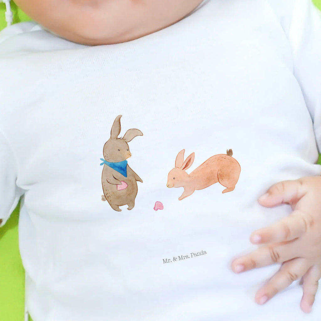 Organic Baby Shirt Hasen Muschel Baby T-Shirt, Jungen Baby T-Shirt, Mädchen Baby T-Shirt, Shirt, Familie, Vatertag, Muttertag, Bruder, Schwester, Mama, Papa, Oma, Opa, Hasen, beste Freundin, Freundin, Freundinnen, best friends, BFF, Muscheln sammeln, Muscheln, Meer