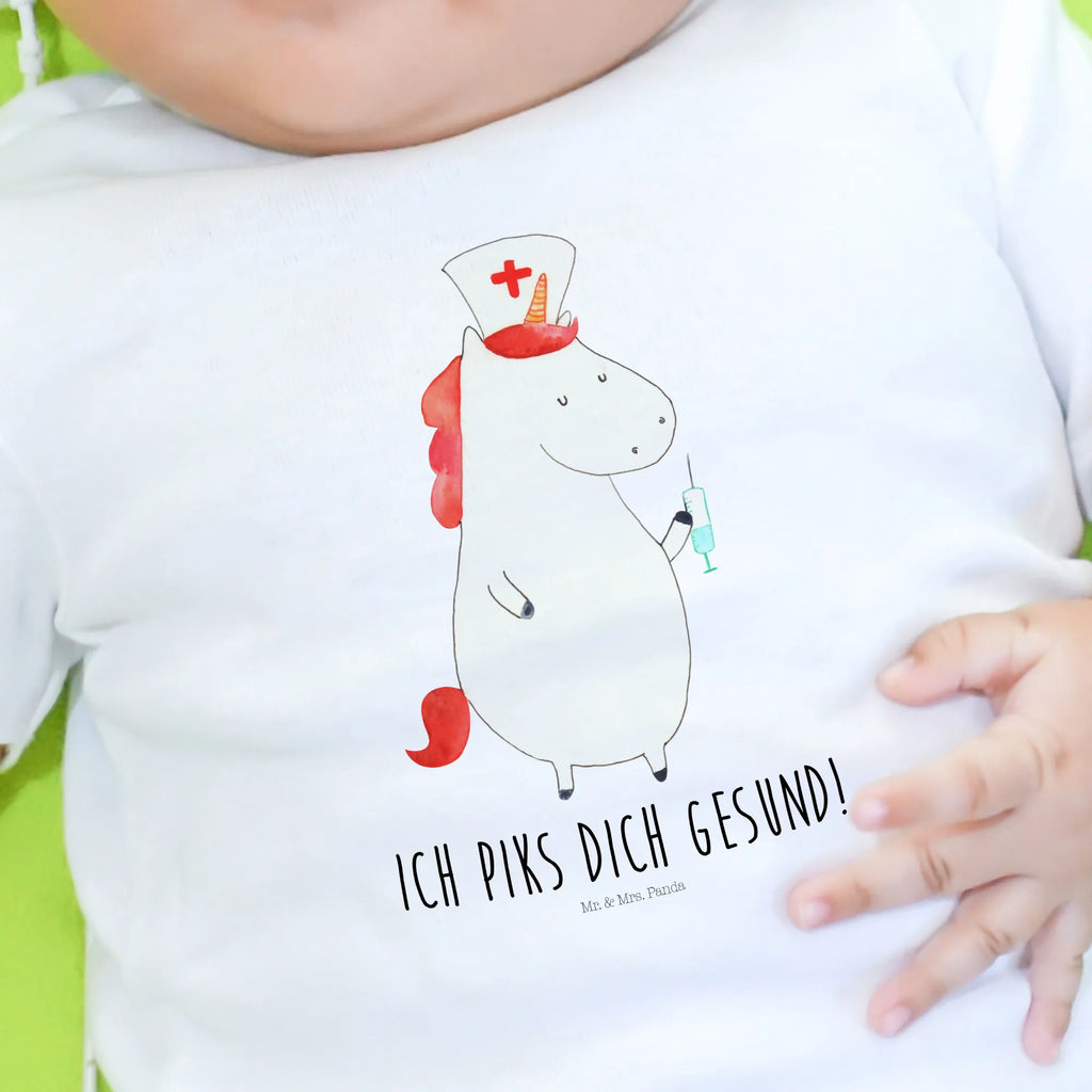 Organic Baby Shirt Einhorn Krankenschwester Baby T-Shirt, Jungen Baby T-Shirt, Mädchen Baby T-Shirt, Shirt, Einhorn, Einhörner, Einhorn Deko, Pegasus, Unicorn, Krankenschwester Geschenk, Krankenpfleger Geschenk, Krankenpflegerin, Krankenschwester Dankeschön, Krankenhaus, Ärztin Geschenk