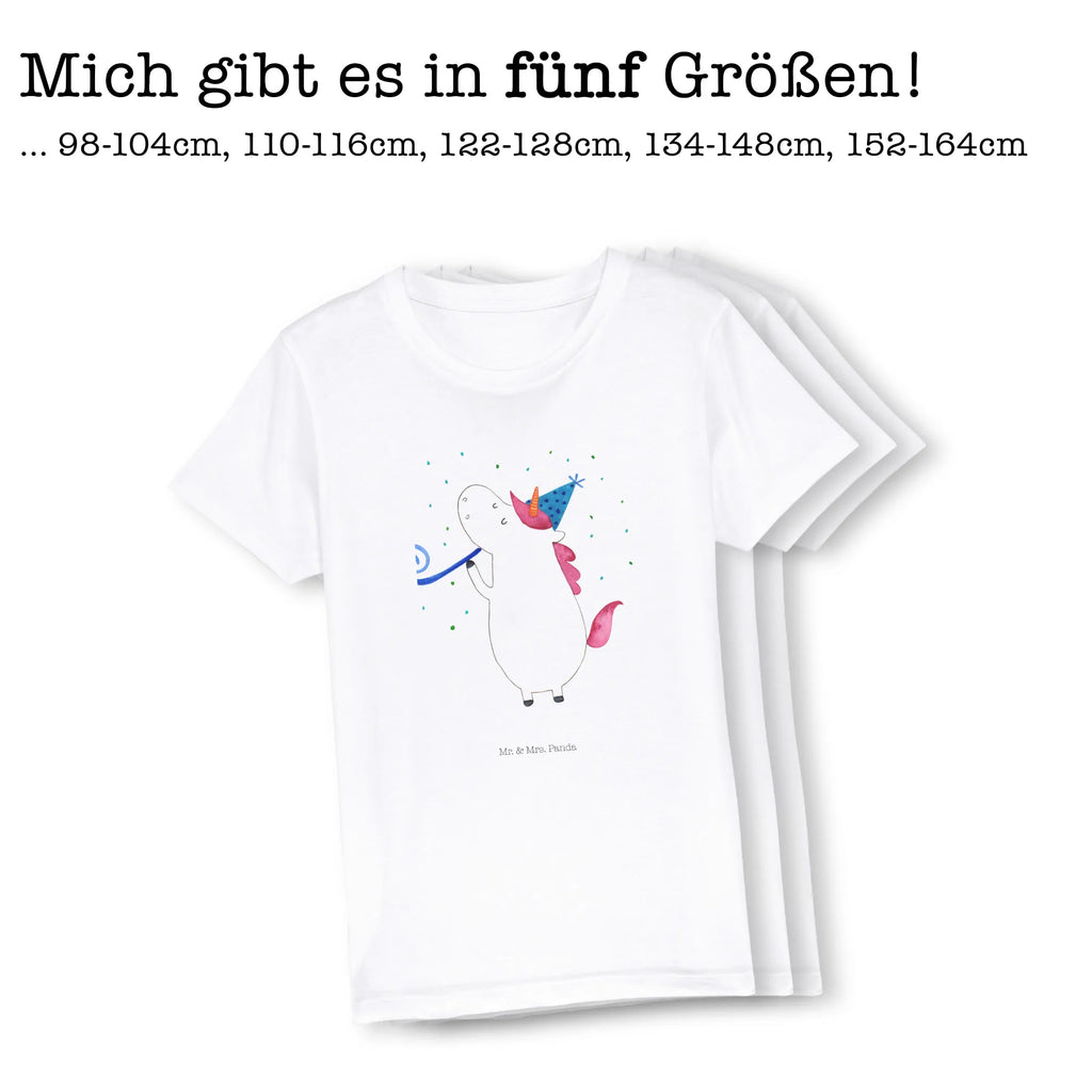 Organic Kinder T-Shirt Einhorn Party Kinder T-Shirt, Kinder T-Shirt Mädchen, Kinder T-Shirt Jungen, Einhorn, Einhörner, Einhorn Deko, Pegasus, Unicorn, Glitzer, Konfetti, Party, Geburtstag, Feier, Fest, Alkohol, Disco, Club