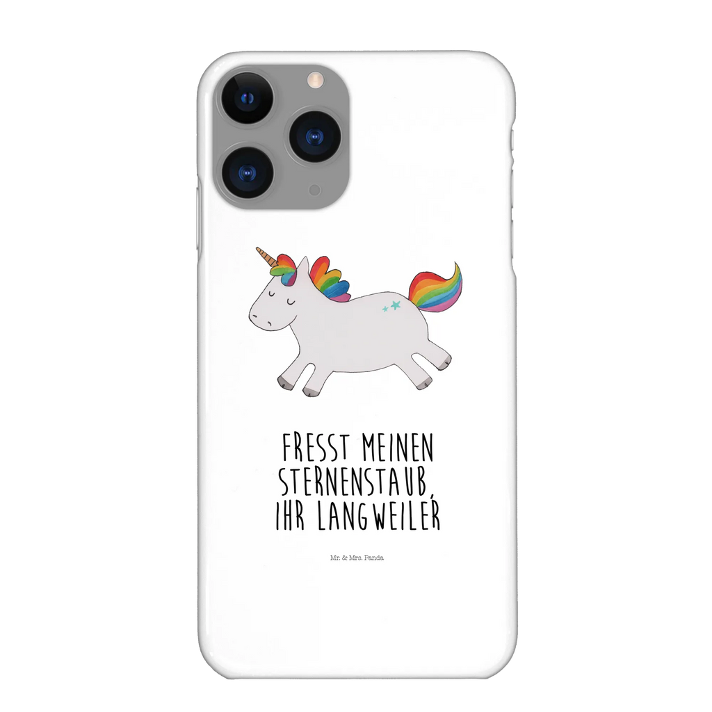 Handyhülle Einhorn Happy Handyhülle, Handycover, Cover, Handy, Hülle, Iphone 10, Iphone X, Einhorn, Einhörner, Einhorn Deko, Pegasus, Unicorn, glücklich, fröhlich, Spaß, Freude, Lebensfreude, witzig, spannend, Lächeln, Lachen