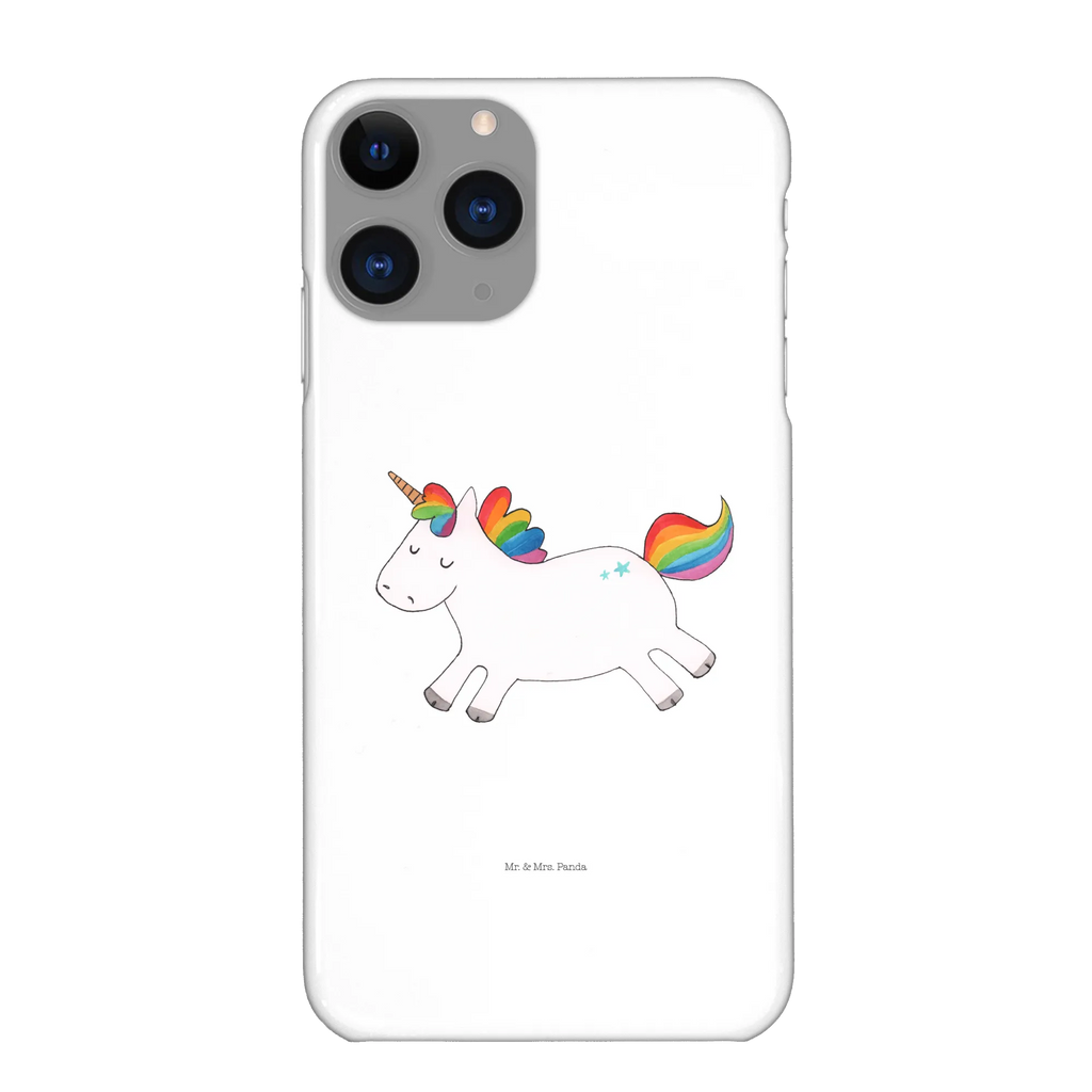 Handyhülle Einhorn Happy Handyhülle, Handycover, Cover, Handy, Hülle, Iphone 10, Iphone X, Einhorn, Einhörner, Einhorn Deko, Pegasus, Unicorn, glücklich, fröhlich, Spaß, Freude, Lebensfreude, witzig, spannend, Lächeln, Lachen