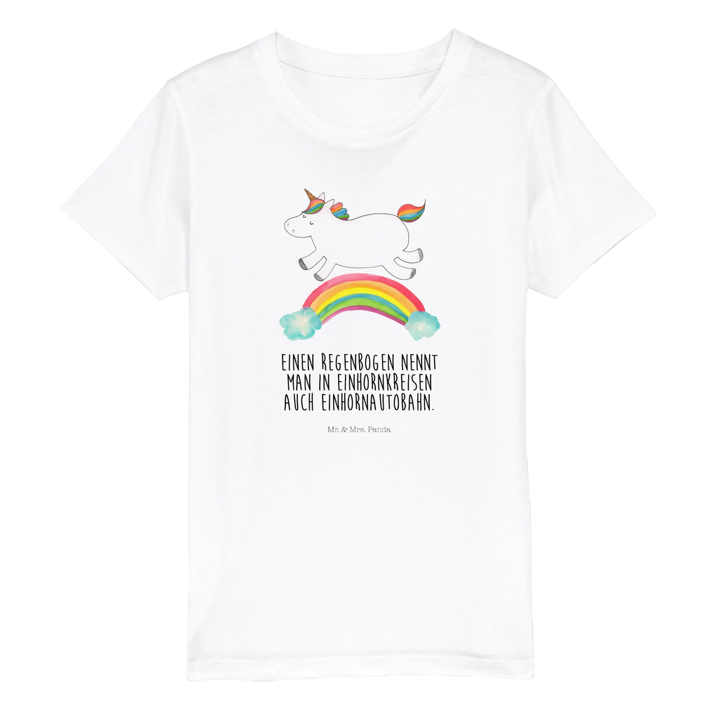 Organic Kinder T-Shirt Einhorn Regenbogen Kinder T-Shirt, Kinder T-Shirt Mädchen, Kinder T-Shirt Jungen, Einhorn, Einhörner, Einhorn Deko, Pegasus, Unicorn, Regenbogen, Glitzer, Einhornpower, Erwachsenwerden, Einhornautobahn