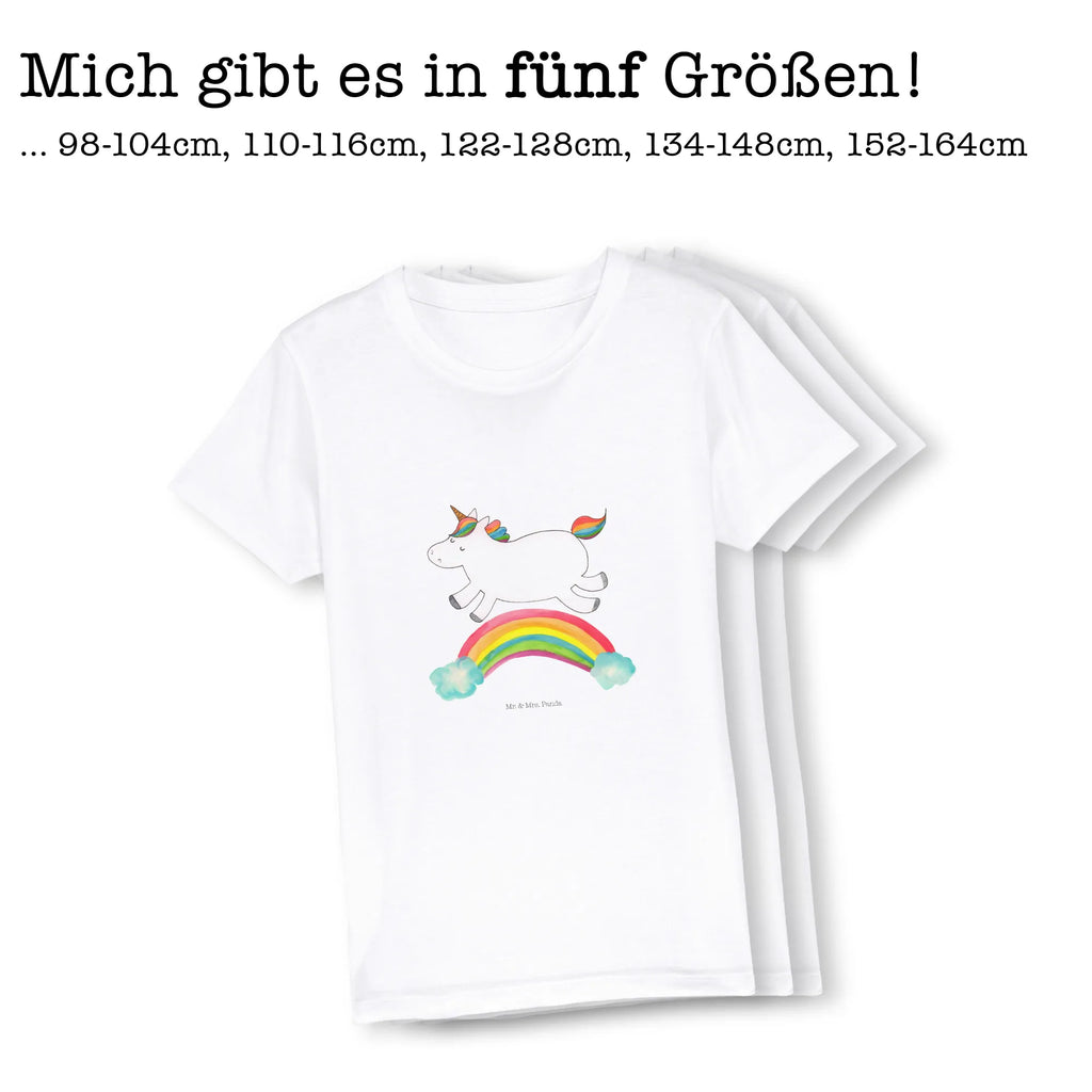 Organic Kinder T-Shirt Einhorn Regenbogen Kinder T-Shirt, Kinder T-Shirt Mädchen, Kinder T-Shirt Jungen, Einhorn, Einhörner, Einhorn Deko, Pegasus, Unicorn, Regenbogen, Glitzer, Einhornpower, Erwachsenwerden, Einhornautobahn