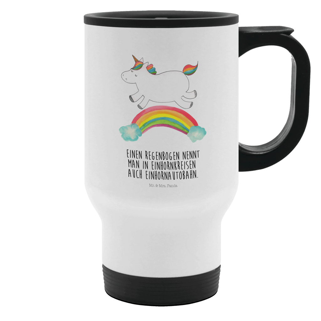 Thermobecher Einhorn Regenbogen Thermobecher, To Go Becher, Thermotasse, Kaffeebecher, Isolierbecher, Thermobecher To Go, Warmhaltetasse, Edelstahlbecher, Reisebecher, Tasse mit Deckel, Thermobecher für 400 ml, Kaffeetasse zum Mitnehmen, Tasse zum Mitnehmen, Spülmaschinenfest, Einhorn, Einhörner, Einhorn Deko, Pegasus, Unicorn, Regenbogen, Glitzer, Einhornpower, Erwachsenwerden, Einhornautobahn