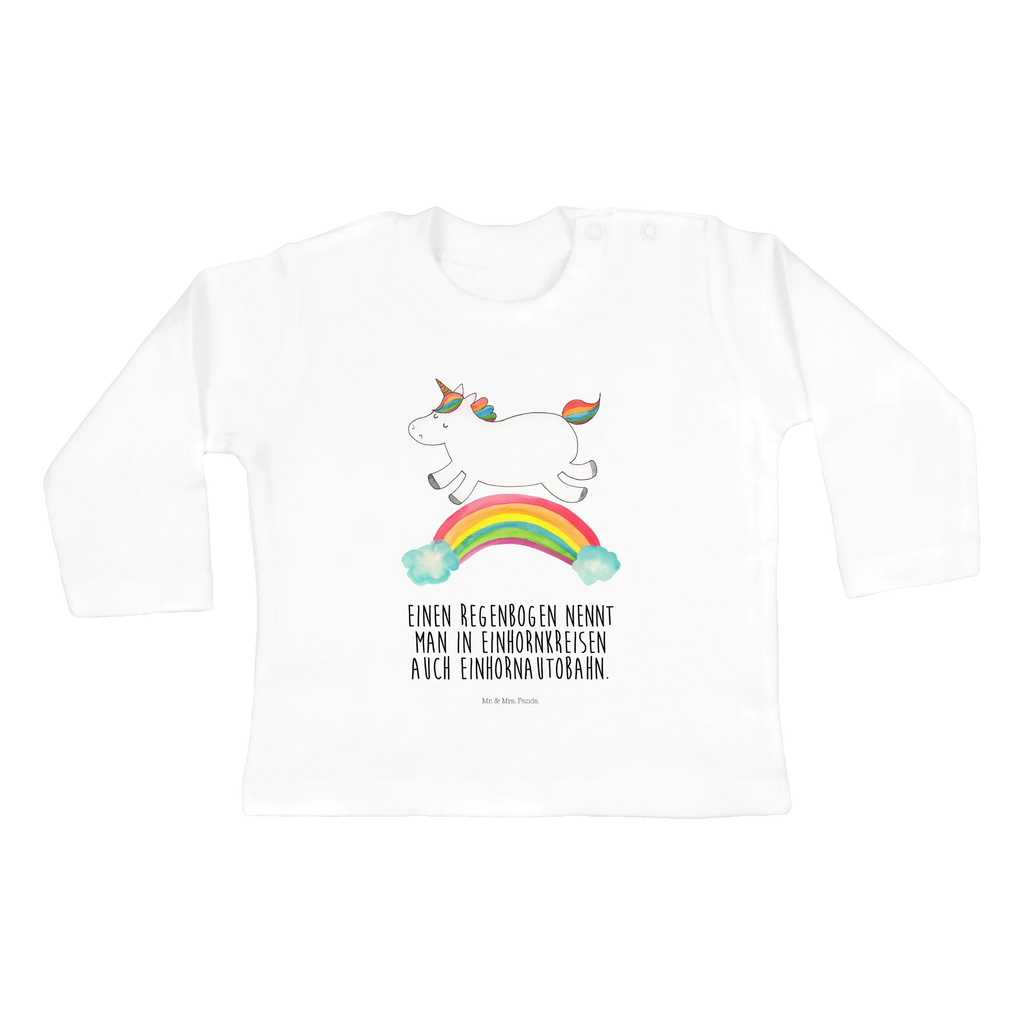 Baby Longsleeve Einhorn Regenbogen Mädchen, Jungen, Baby, Langarm, Bio, Kleidung, Einhorn, Einhörner, Einhorn Deko, Pegasus, Unicorn, Regenbogen, Glitzer, Einhornpower, Erwachsenwerden, Einhornautobahn