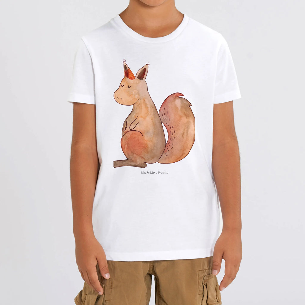 Organic Kinder T-Shirt Einhorn Glauben Kinder T-Shirt, Kinder T-Shirt Mädchen, Kinder T-Shirt Jungen, Einhorn, Einhörner, Einhorn Deko, Pegasus, Unicorn, Einhörnchen, Eichhörnchen, Eichhorn