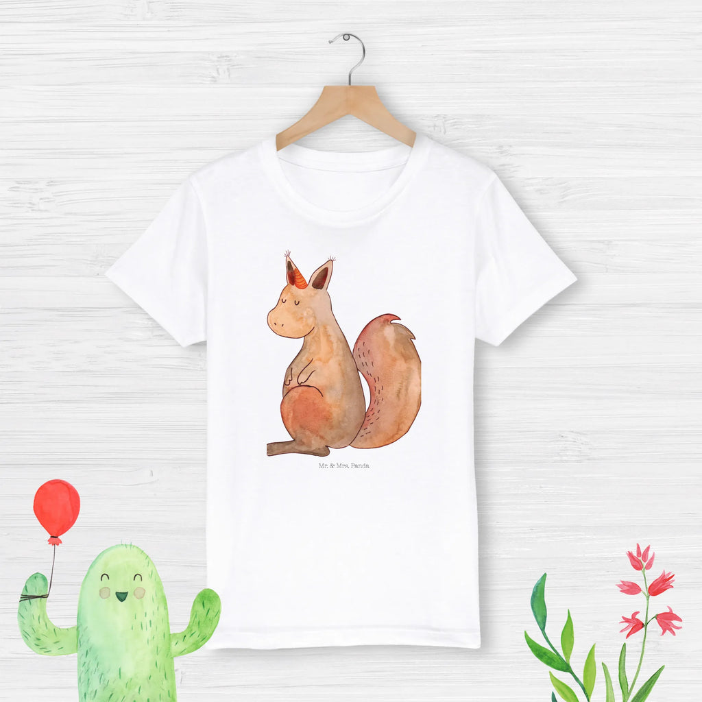 Organic Kinder T-Shirt Einhorn Glauben Kinder T-Shirt, Kinder T-Shirt Mädchen, Kinder T-Shirt Jungen, Einhorn, Einhörner, Einhorn Deko, Pegasus, Unicorn, Einhörnchen, Eichhörnchen, Eichhorn