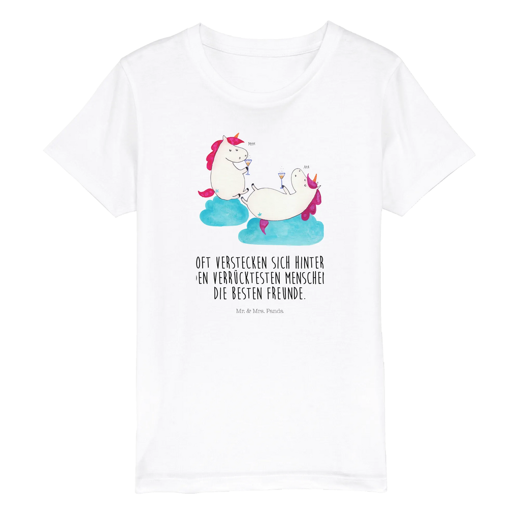 Organic Kinder T-Shirt Einhorn Sekt Kinder T-Shirt, Kinder T-Shirt Mädchen, Kinder T-Shirt Jungen, Einhorn, Einhörner, Einhorn Deko, Unicorn, Freundinnen, Freundin, BFF, Sekt, Mädelsabend, Spaß, Party, Korken, Anstoßen, Beste