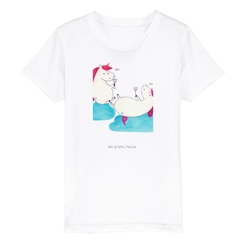 Organic Kinder T-Shirt Einhorn Sekt Kinder T-Shirt, Kinder T-Shirt Mädchen, Kinder T-Shirt Jungen, Einhorn, Einhörner, Einhorn Deko, Unicorn, Freundinnen, Freundin, BFF, Sekt, Mädelsabend, Spaß, Party, Korken, Anstoßen, Beste