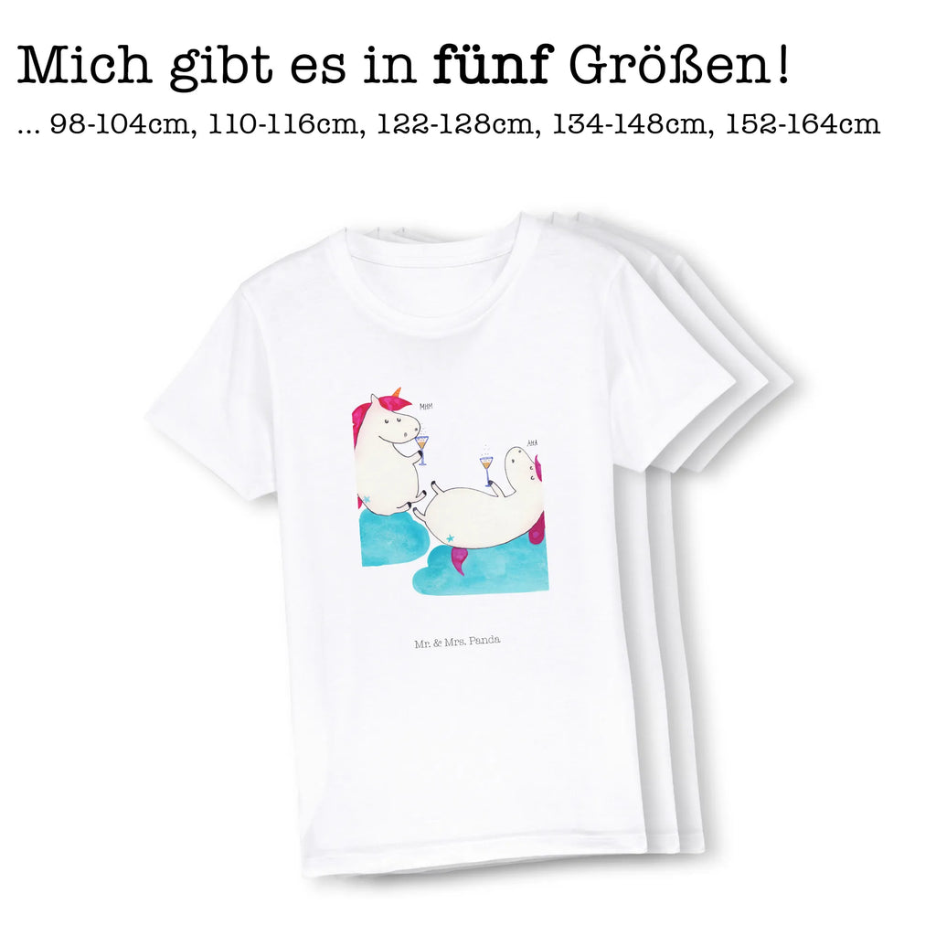 Organic Kinder T-Shirt Einhorn Sekt Kinder T-Shirt, Kinder T-Shirt Mädchen, Kinder T-Shirt Jungen, Einhorn, Einhörner, Einhorn Deko, Unicorn, Freundinnen, Freundin, BFF, Sekt, Mädelsabend, Spaß, Party, Korken, Anstoßen, Beste