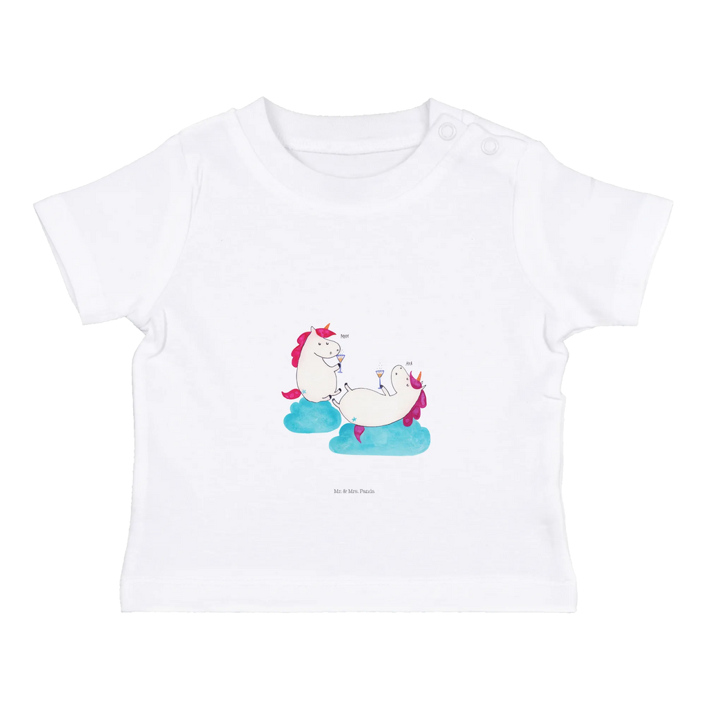 Organic Baby Shirt Einhorn Sekt Baby T-Shirt, Jungen Baby T-Shirt, Mädchen Baby T-Shirt, Shirt, Einhorn, Einhörner, Einhorn Deko, Pegasus, Unicorn, Freundinnen, Freundin, BFF, Sekt, Mädelsabend, Spaß, Party, Korken, Anstoßen, Beste